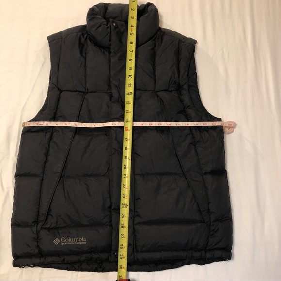 ❌  SOLD ❌ Columbia Black Down Vest Y2k - Picture 4 of 11